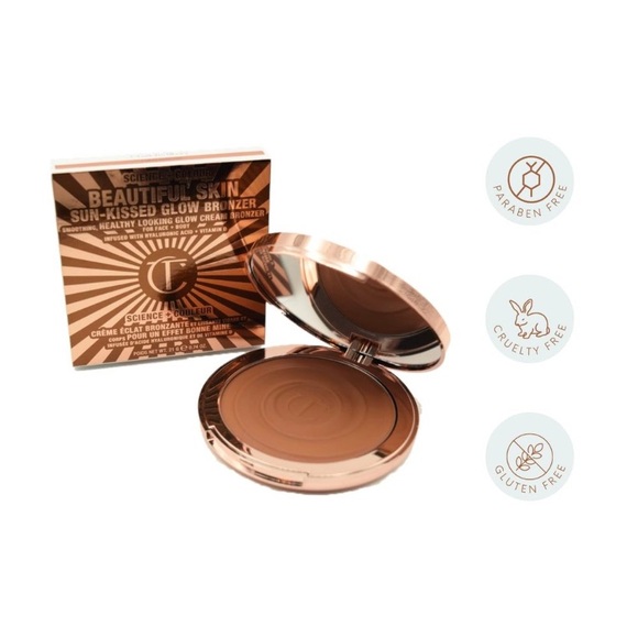 Charlotte Tilbury Beautiful Skin Sun-Kissed Glow Bronzer 2 Medium new - Picture 5 of 6